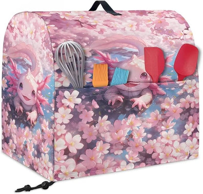Axolotl Cherry Blossom Stand Mixer Covers Pink Kitchen Decoration Kitchen Aid - Image 2