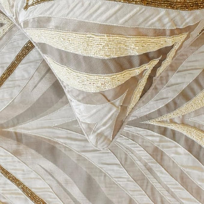 The HomeCentric King/Queen/Twin Ivory Luxury CA King 86"x18" Bed Runner - Image 3