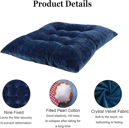 6 Pack Square Seat Cushion Chair Pads - Image 3