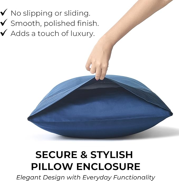 100% Natural Cotton Bed Sheets | 500 TC Single-Ply Sateen Weave Twin Sheets Set - Image 5