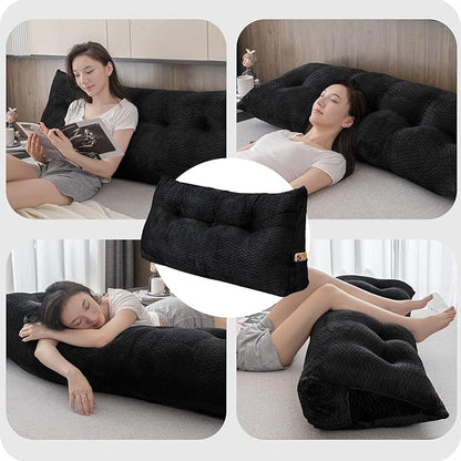 Large Bolster Triangular Headboard Wedge Backrest Positioning Support Bed Rest - Image 4