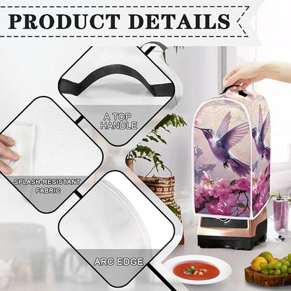 Talayituse Hummingbird Cherry Blossom Blender Dust Cover - Image 4