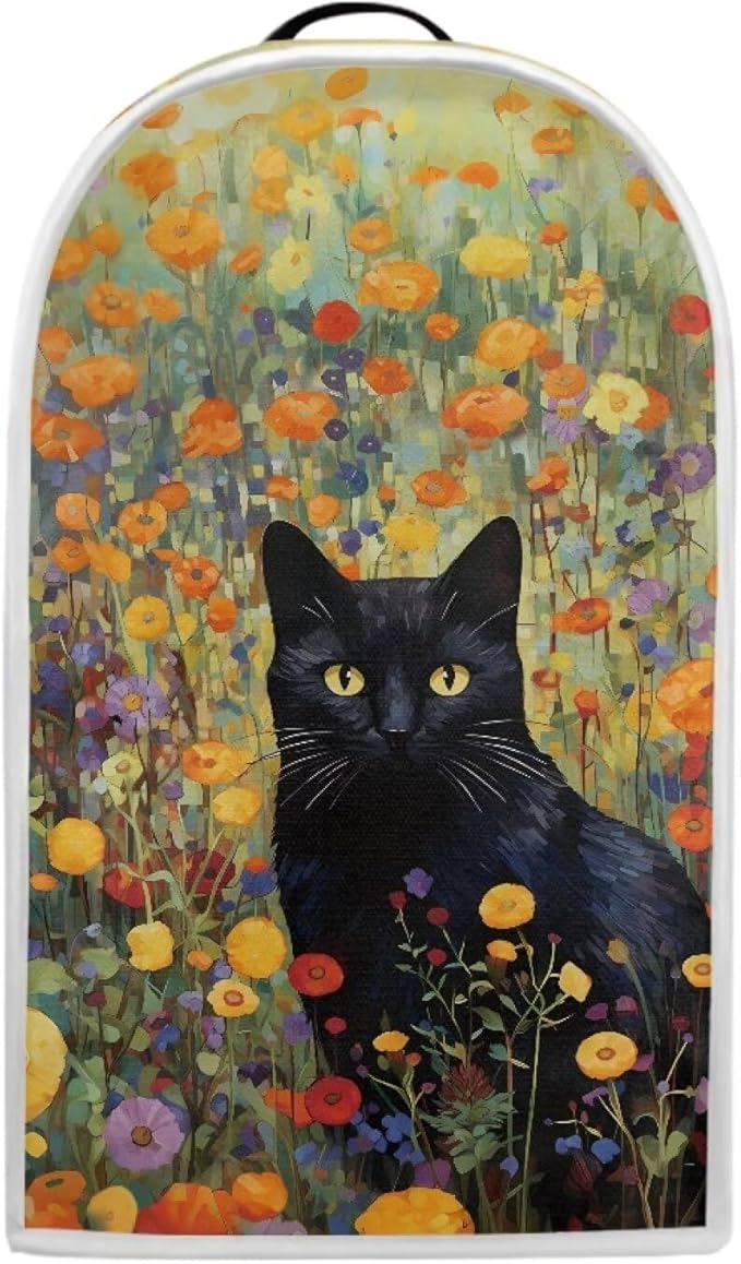 Talayituse Cat Flower Print Blender Cover Kitchen Appliance Covers Stand Mixer by Talayituse