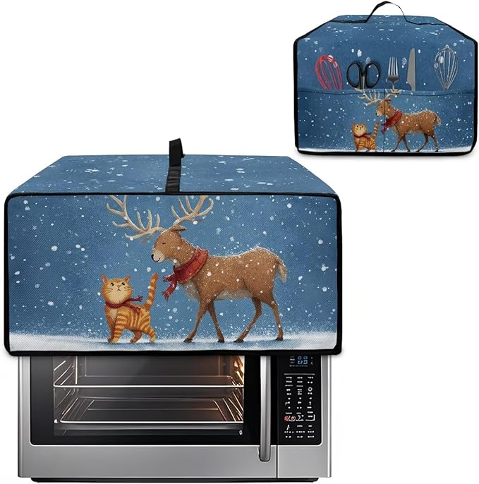 Air Fryer Toaster Oven Dust Cover Countertop Microwave Dust Cover Protector - Image 2
