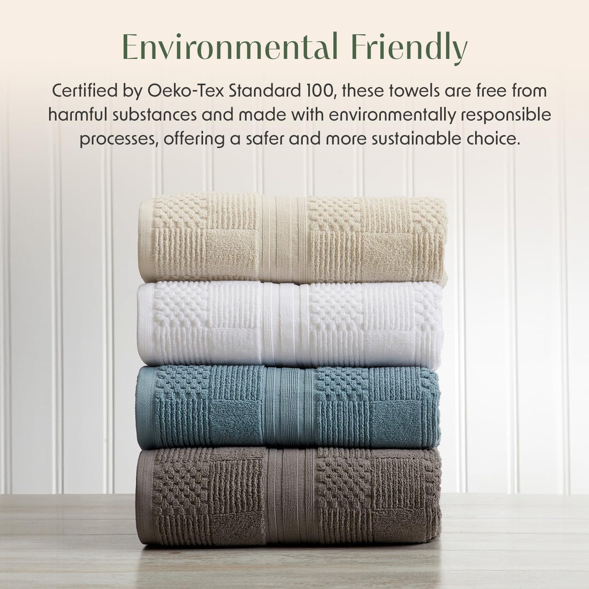 springtree home 100% cotton bath towel set |, package contents