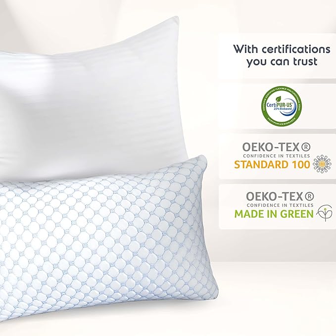 Nestl Cooling Memory Foam Pillow - Image 8