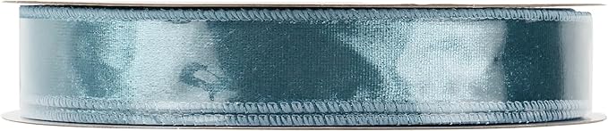 MEEDEE Dusty Blue & French Blue Velvet Ribbon - Image 9