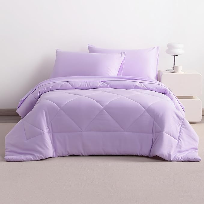 NTBAY Twin Comforter Set with Sheets, 5 Pieces Soft and Breathable Twin Bedding - Image 5