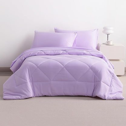 NTBAY Twin Comforter Set with Sheets, 5 Pieces Soft and Breathable Twin Bedding - Image 5
