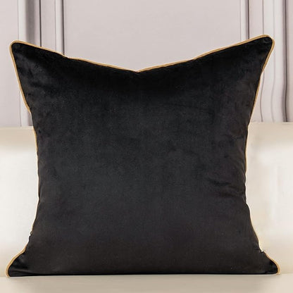 Aeckself European Floral Pillow Cover 24x24 Inch, Large Luxury Velvet - Image 2