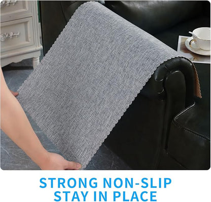 Sofa Arm Cover, Non Slip Couch Arm Cover Washable Recliner Chair Armrest Covers - Image 4