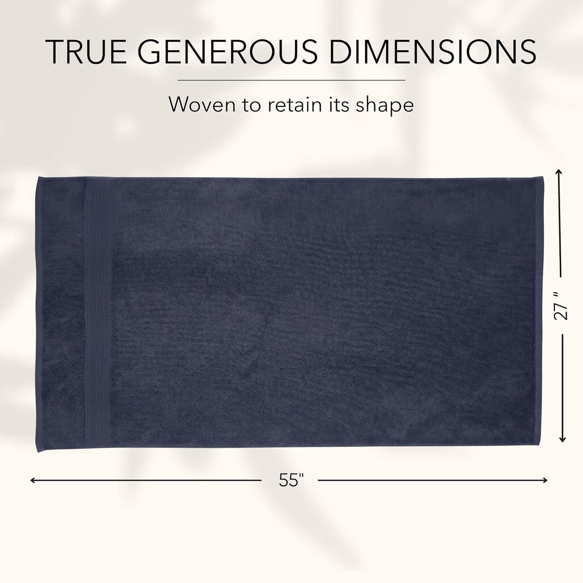 jouline | 4-piece large premium 600gsm bath towel on a desk or shelf