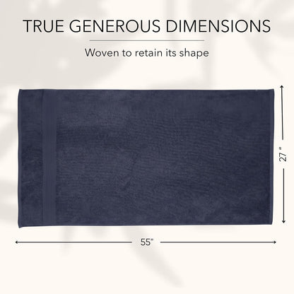 jouline | 4-piece large premium 600gsm bath towel on a desk or shelf