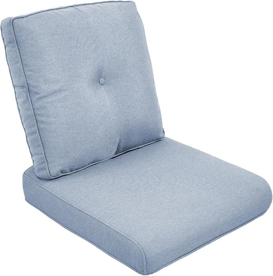 Outdoor Chair Cushion Set, 25 x 22 Deep Seat Cushion, Patio Chair Cushions by moosprr