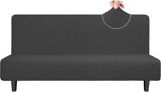 Easy-Going Stretch Futon Slipcover Armless Futon Bed Cover Furniture Protector by Easy-Going