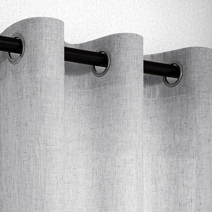 Light Grey Curtains 84 Inch Length - Image 6