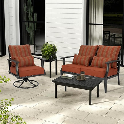 Aoodor Outdoor Chair Cushion, 24 x 24 Inch Water-Resistant, Fade-Resistant - Image 8