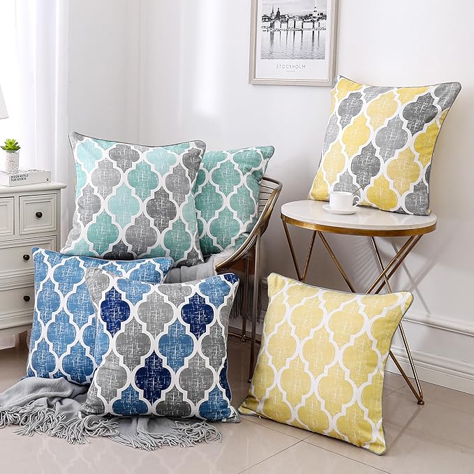 Beauoop Pack of 2 Throw Pillow Cases Covers - Image 8