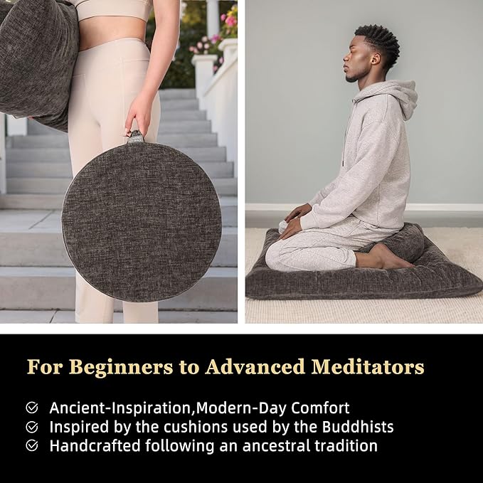 Meditation Zafu Cushion Set - Image 4