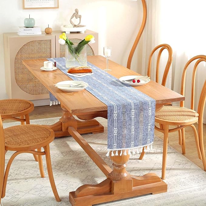 Farmhouse Table Runner, Rustic Cutout Table Runners - Image 6