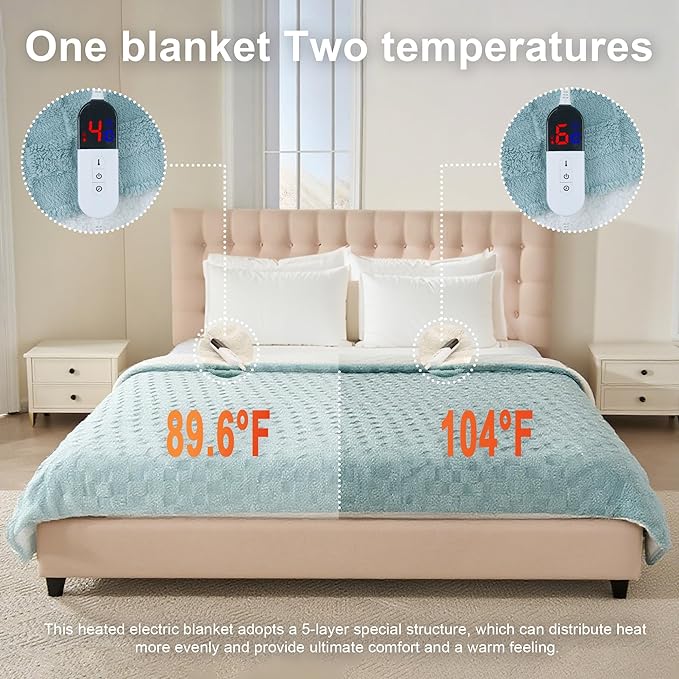 Electric Blanket, Heated Blanket - Image 5