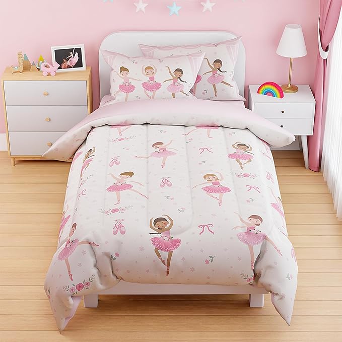 SANDJEST Ballet Duvet Cover Sets Twin Size by SANDJEST