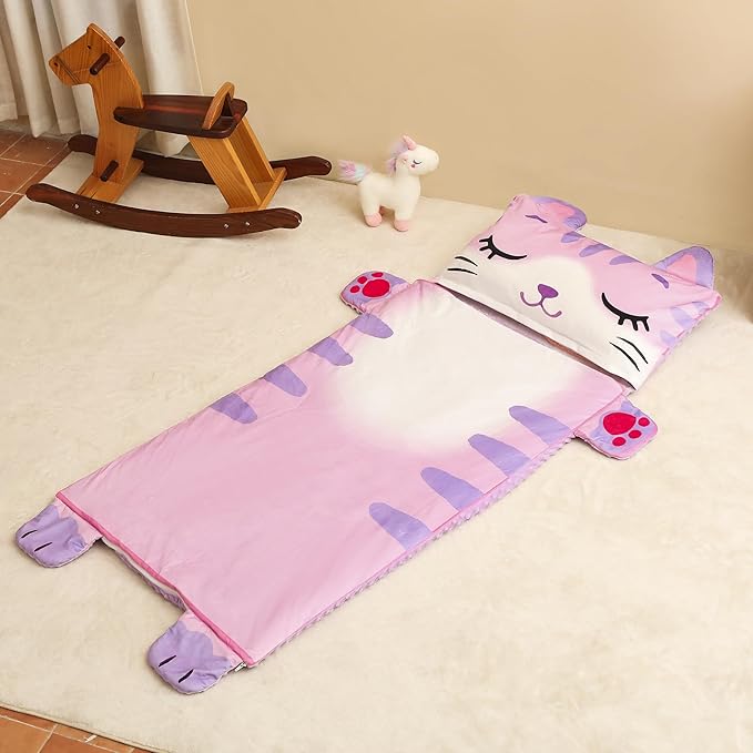 Kids Sleeping Bag, Toddlers Nap Mat, Girls Sleeping Mat - Image 2