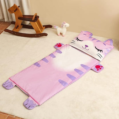 Kids Sleeping Bag, Toddlers Nap Mat, Girls Sleeping Mat - Image 2