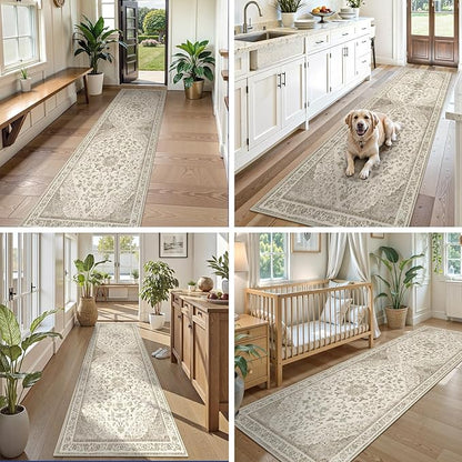 Moynesa Beige 2.5x8 Runner Rugs - Image 7