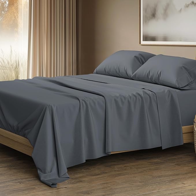 THREAD SPREAD 100% Egyptian Cotton Sheets Bed Set by THREADSPREAD