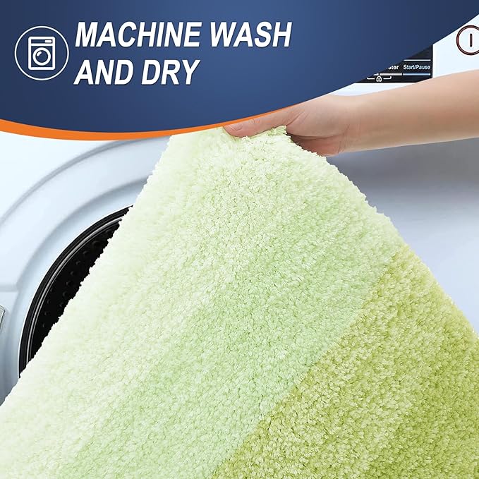 OLANLY Bathroom Rug Mat 30x20, Extra Soft and Absorbent Microfiber Bath Rugs - Image 5
