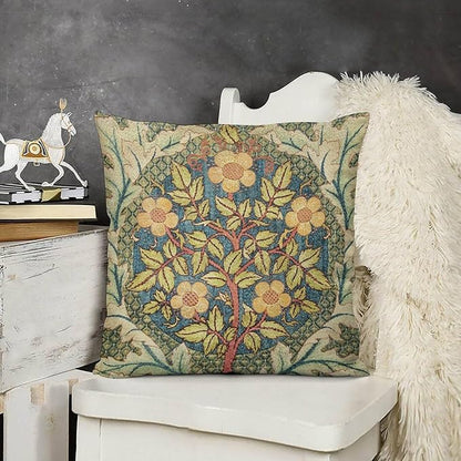 William Morris Floral Original Throw Pillow Covers Boho Art Retro Design Cozy - Image 3
