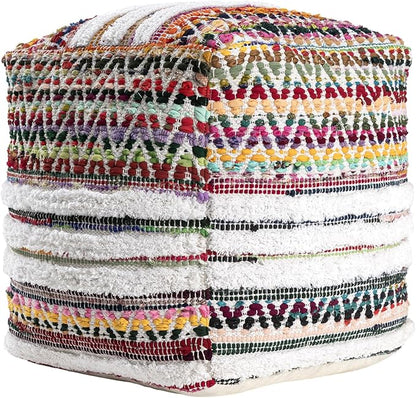 L. R. Resources, Inc. LR Home Multi/White Bohemian Chevron Hand-Made Cotton - Image 2