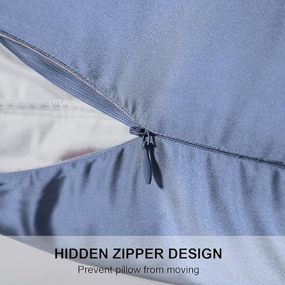 Mulberry Silk Pillowcase for Hair and Skin, Queen Size Cooling Silk Pillow Case - Image 3