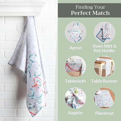 Maison d' Hermine Kitchen Towels Set of 3 100% Cotton 20" x 27.5" Reusable - Image 6