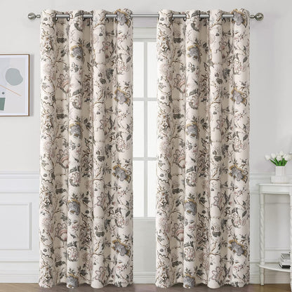 h.versailtex blackout curtains 84 inch length 2 panels shown in use
