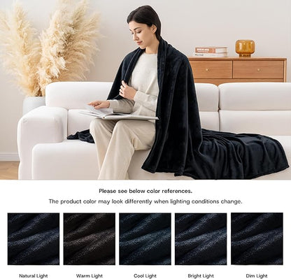 Luxury Fleece Warm Blanket, Soft Lightweight Velvety Plush Blanket - Image 7
