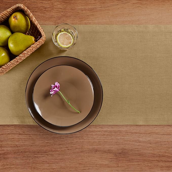 Solino Home Linen Table Runner 120 Inches Long - Image 3