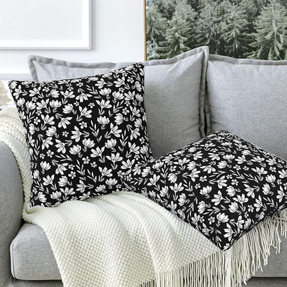 Throw Pillow Cover Case Foggy Forest Pillow Covers 20x20 Inch Set of 2 Soft - Image 5