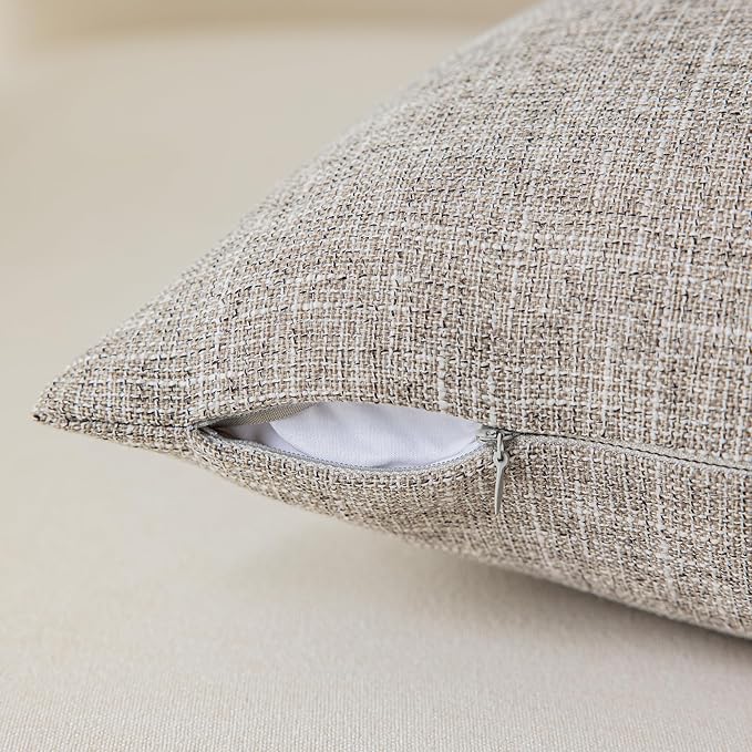 Kevin Textile Throw Pillow Cover Faux Linen Square Cushion Cover Pillowcase - Image 2