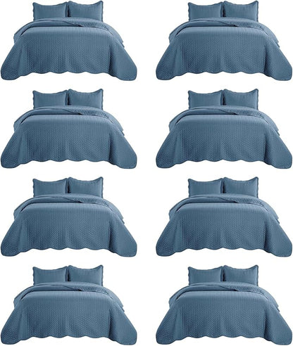 IR Imperial Rooms 8 Pack California King Quilt Bedding Set by IRImperialRooms