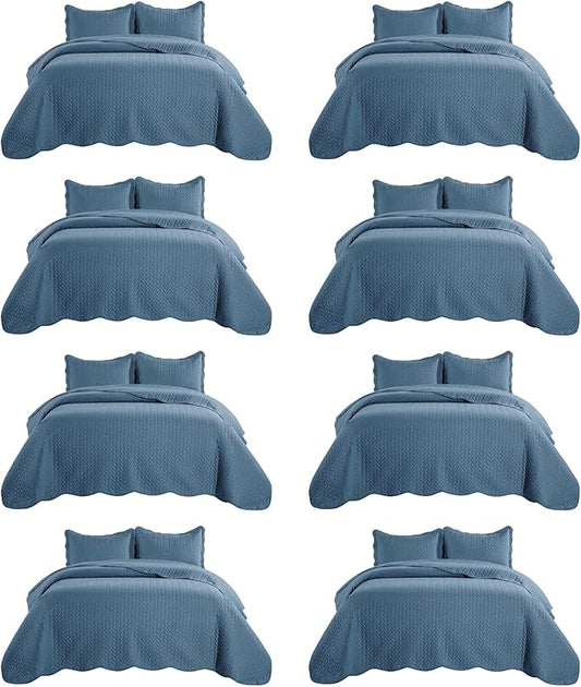 IR Imperial Rooms 8 Pack California King Quilt Bedding Set by IRImperialRooms