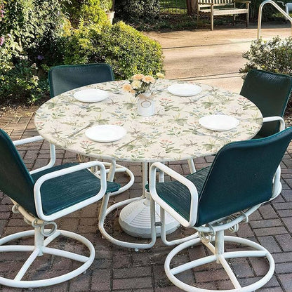Floral Fitted Round Tablecloth - Image 9