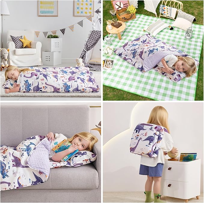 DJY Toddler Nap Mat, Kid Slumber Bag - Image 5