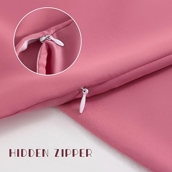 NTBAY Zippered Silk Satin Toddler Pillowcases - Image 3