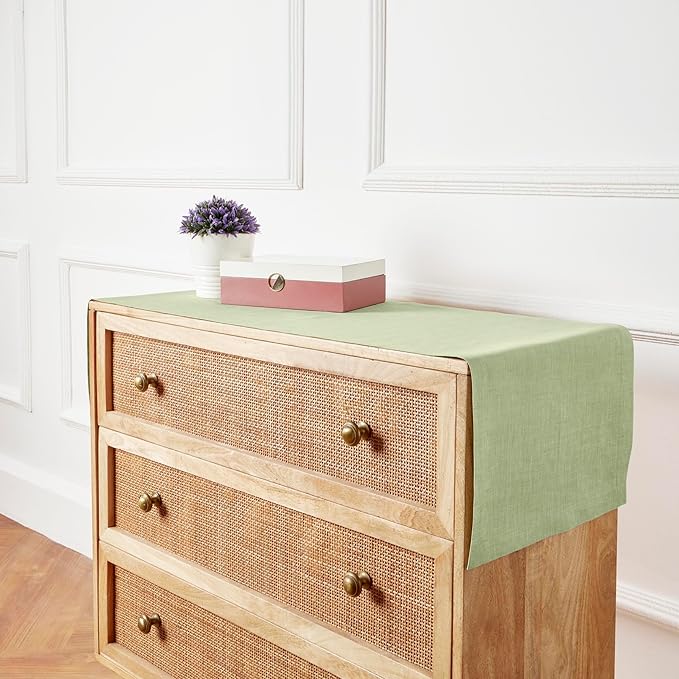 Solino Home Linen Small Table Runner 36 Inches - Image 3