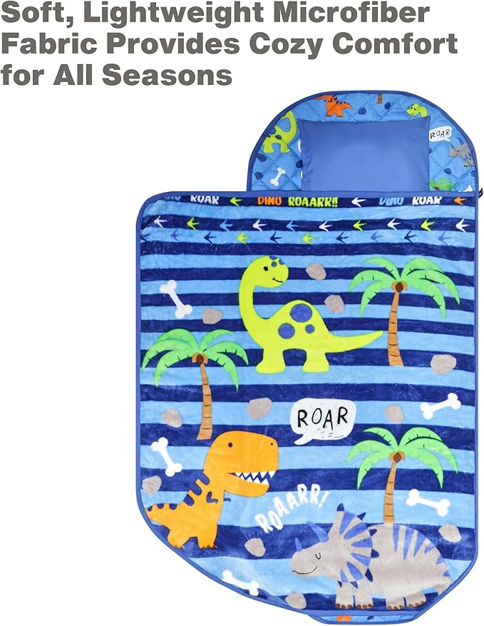EVERYDAY KIDS Cute Preschooler and Toddler Cot Nap Mat - Image 7