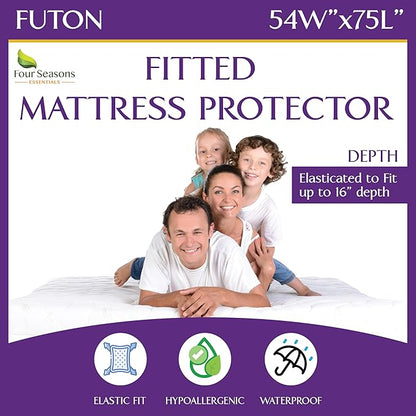 Futon Full Waterproof Mattress Protector by FourSeasonsEssentials