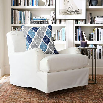 Beauoop Throw Pillowcover Soft Chenille Print Moroccan Geometric 2-Sided - Image 8
