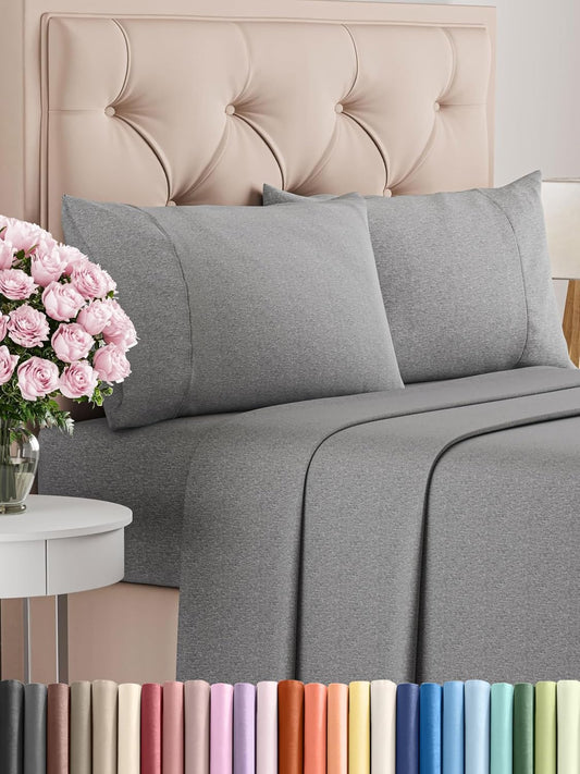Cal King Size 4 Piece Sheet Set